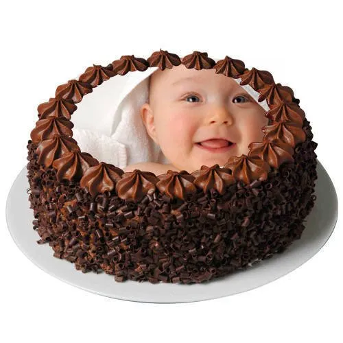 Online Chocolate Photo Cake