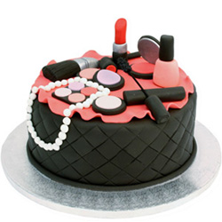 Tasteful Tinsel Makeup Kits Theme Cake Tasteful Tinsel Makeup Kits Theme Cake