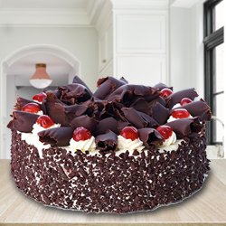 Extraordinary 2.2 Lbs Black Forest Cake with Decoration from 3/4 Star Bakery Extraordinary 2.2 Lbs Black Forest Cake with Decoration from 3/4 Star Bakery