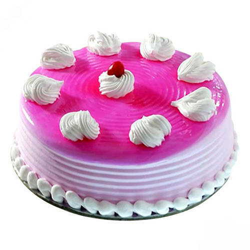 Online Gift Eggless Strawberry Cake Online Gift Eggless Strawberry Cake