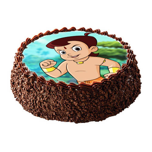 Shop Online Chota Bheem Photo Cake for Kids Shop Online Chota Bheem Photo Cake for Kids