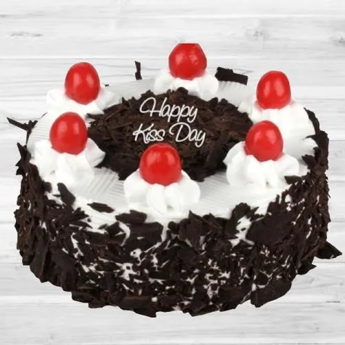 Mouth-Watering Black Forest Cake for Kiss Day