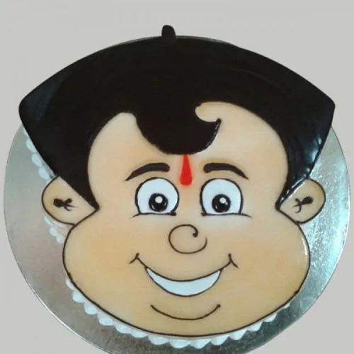 Delicious Kids Special Chota Bheem Shaped Cake