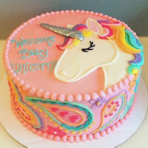 Remarkable Unicorn Designed Cake for Infants