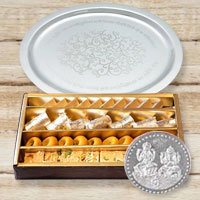 Haldirams Assorted Sweets N Thali , Free Coin Haldirams Assorted Sweets N Thali , Free Coin