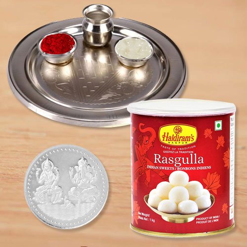 Haldiram Rosgulla N Thali , Free Coin Haldiram Rosgulla N Thali , Free Coin