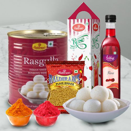 Delectable Haldirams Gift Arrangement Delectable Haldirams Gift Arrangement