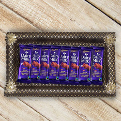Finest 8Pcs Cadbury Dairy Milk Chocolates Gift Set Finest 8Pcs Cadbury Dairy Milk Chocolates Gift Set
