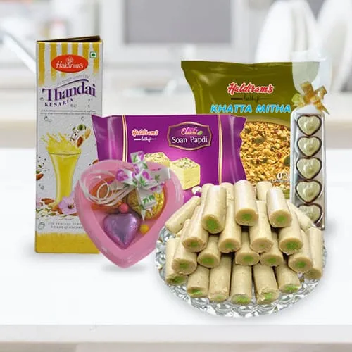 Order Haldiram Hamper with Homemade Chocolates Online Order Haldiram Hamper with Homemade Chocolates Online