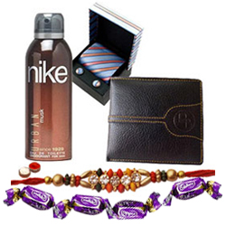 Superb Combo of Gents Accessories with Free Rakhi and Roli Tilak Chawal Superb Combo of Gents Accessories with Free Rakhi and Roli Tilak Chawal