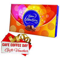 Attractive CCD Voucher with Cadbury Celebration Gift Pack Attractive CCD Voucher with Cadbury Celebration Gift Pack