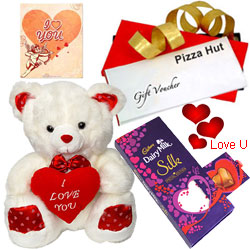 Amazing Pizza Hut Treat Vouchers with Love Teddy Cadbury Dairy Milk Silk Pop Up Heart, and Free V-Day Card
Amazing Pizza Hut Treat Vouchers with Love Teddy Cadbury Dairy Milk Silk Pop Up Heart, and Free V-Day Card