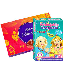 Pretty Barbie Bracelet with Cadbury Celebration Pretty Barbie Bracelet with Cadbury Celebration