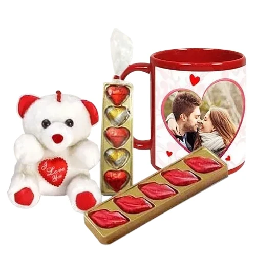 Amazing Personalized Photo Mug Love Hamper for Karwa Chauth