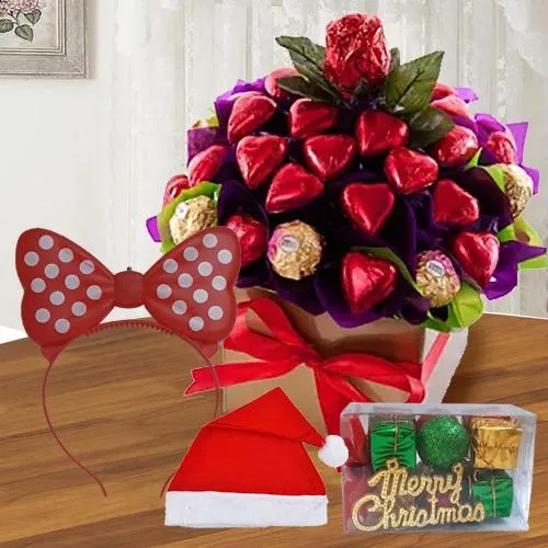 Remarkable Heart Shaped Handmade N Ferrero Rocher Chocos<br>