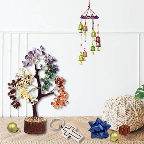 Classy Good Luck Bonsai, Door Hanging n Cross Key Chain Classy Good Luck Bonsai, Door Hanging n Cross Key Chain