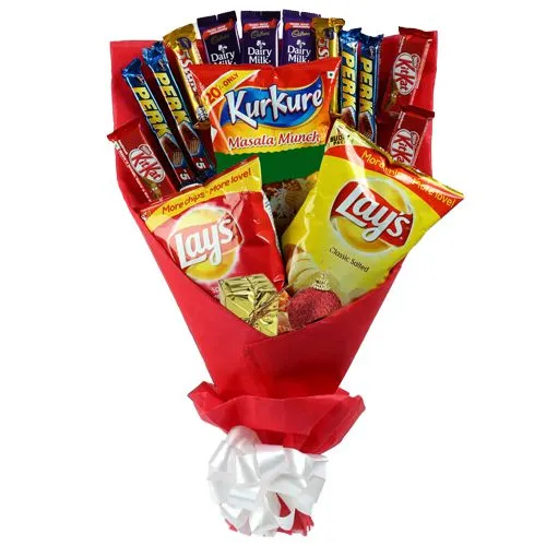 Fabulous Chocolate N Chips Bouquet Hamper