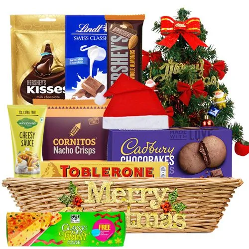 Festive Foodies Basket for Christmas