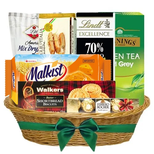 Festive Holiday Snack-in X-Mas Basket