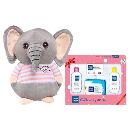Soft Elephant Plush N Mee Mee Baby Care Gift Set for Kids