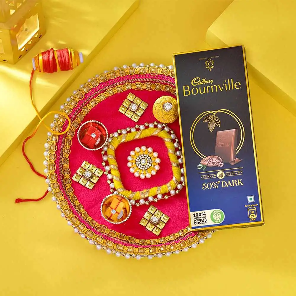 Bhaidooj Thali And Bournville Bliss Bhaidooj Thali And Bournville Bliss