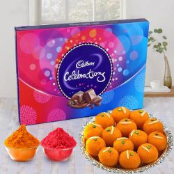 Cadbury Celebrations and Handirams Laddoo Combo Cadbury Celebrations and Handirams Laddoo Combo