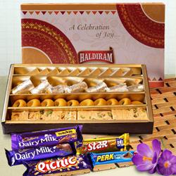 Haldirams Assorted Sweets with Cadbury Celebration Haldirams Assorted Sweets with Cadbury Celebration
