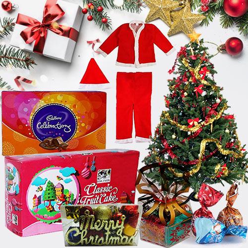 Graceful Arrangement of Christmas Gift Items Graceful Arrangement of Christmas Gift Items