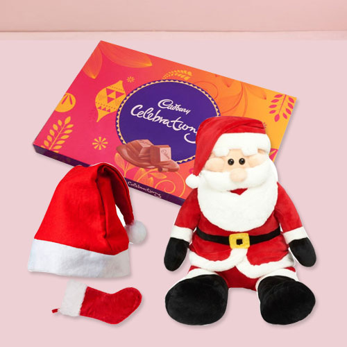 Lovable X-mas Hamper with Hint of Affection Lovable X-mas Hamper with Hint of Affection