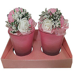 Wonderful Christmas Candle Set with Beauty at its Best Wonderful Christmas Candle Set with Beauty at its Best