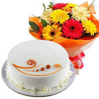 Glorious Savory Gathering of Cake and Flowers Glorious Savory Gathering of Cake and Flowers