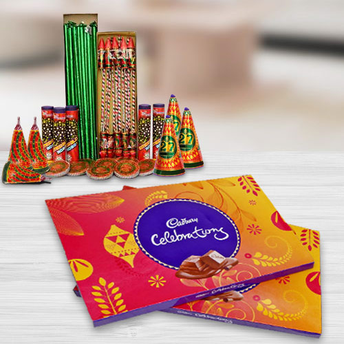 Incredible Combo of Cadbury Celebration Pack and Crackers Incredible Combo of Cadbury Celebration Pack and Crackers