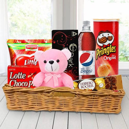 Basket of Gourmet Treats Basket of Gourmet Treats