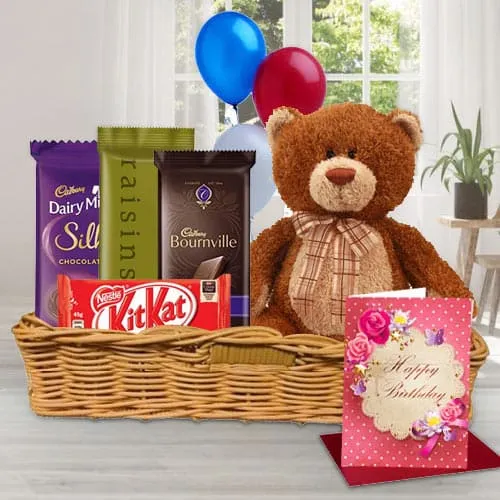 Shop for Gift Basket of Birthday Gifts N Chocolates