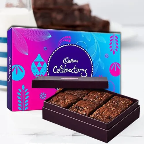 Appetizing Brownies with Cadbury Celebrations