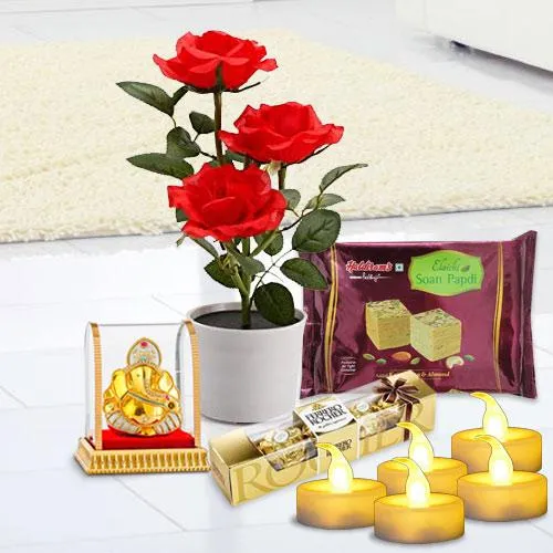 Marvelous Rose Plant N Assortments Combo