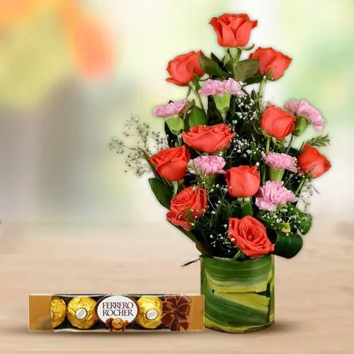 Scintillating Flowers N Chocolates Extravaganza