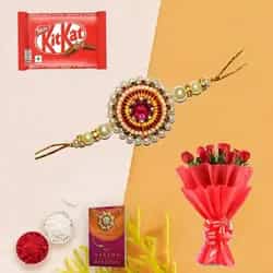 Delightful Gift of Dazzling Bouquet of 12 Yellow Roses with Tasteful Kitkat Chocolate Delightful Gift of Dazzling Bouquet of 12 Yellow Roses with Tasteful Kitkat Chocolate