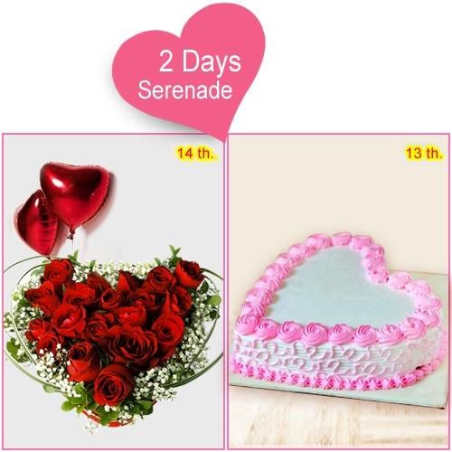 Send Online 2-Day Serenade Hamper for Valentine Send Online 2-Day Serenade Hamper for Valentine