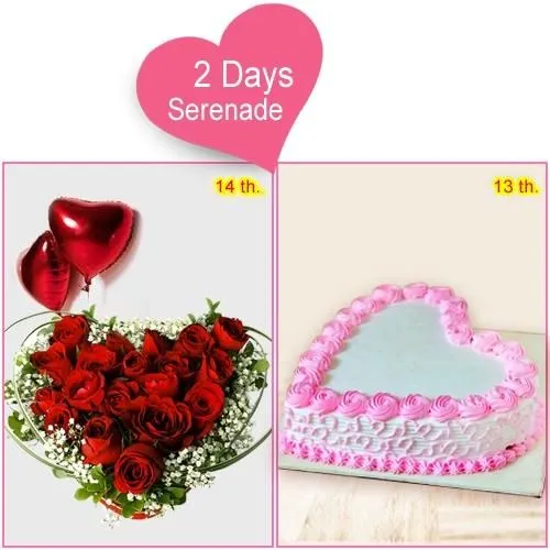 Send Online 2-Day Serenade Hamper for Valentine