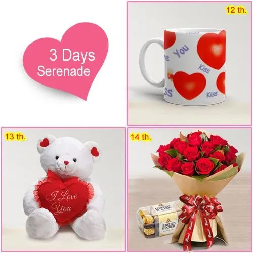 Wish Her with 3 Day Serenade Gifts Online