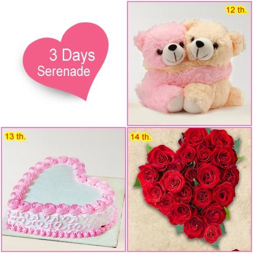 Wish Her with 3 Day Serenade Gifts Wish Her with 3 Day Serenade Gifts