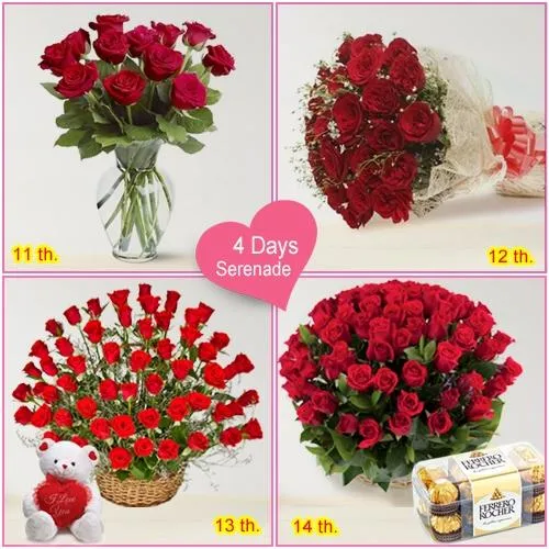 Valentines Day Gift of 4-Day Serenade Hamper