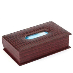 Impressionable Genuine Leather Tissue Box Impressionable Genuine Leather Tissue Box
