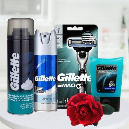 Refreshing Gillette shaving pack Refreshing Gillette shaving pack