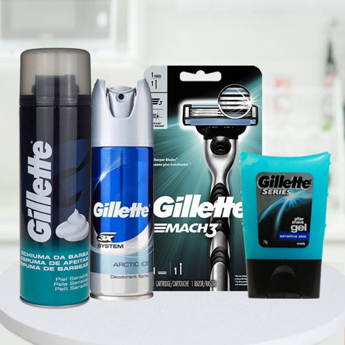 Refreshing Gillette shaving pack Refreshing Gillette shaving pack