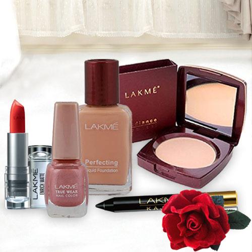 Attractive offer from Lakme containing Compact, Nail Polish, Lipstick, Foundation and Kajal Attractive offer from Lakme containing Compact, Nail Polish, Lipstick, Foundation and Kajal