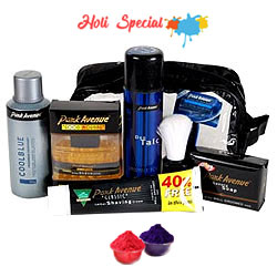 Exclusive gift pack from Park Avenue with free Gulal/Abir Pouch Exclusive gift pack from Park Avenue with free Gulal/Abir Pouch