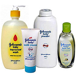 Johnsons and Johnsons Baby Bathing Hamper Johnsons and Johnsons Baby Bathing Hamper