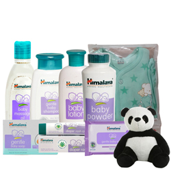 Classic New Born Baby Care Hamper from Himalaya Classic New Born Baby Care Hamper from Himalaya